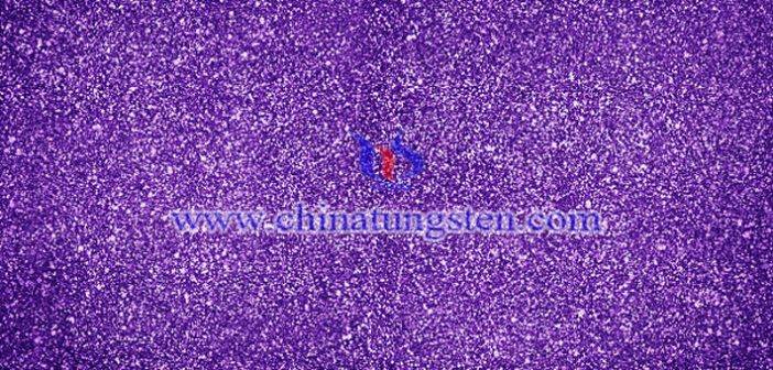 violet tungsten oxide applied for transparent thermal insulation material image