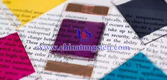 hydrated tungsten trioxide applied for electrochromic film picture