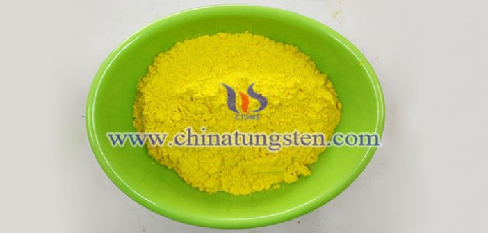 yellow tungsten oxide thin film image