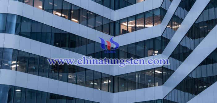 tungsten trioxide applied for energy-saving glass picture