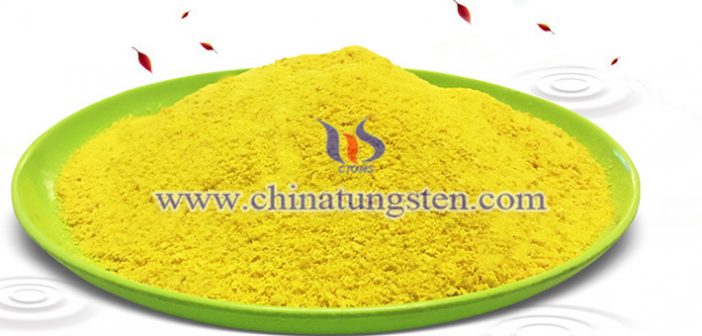 yellow tungsten oxide applied for energy-saving glass coating image