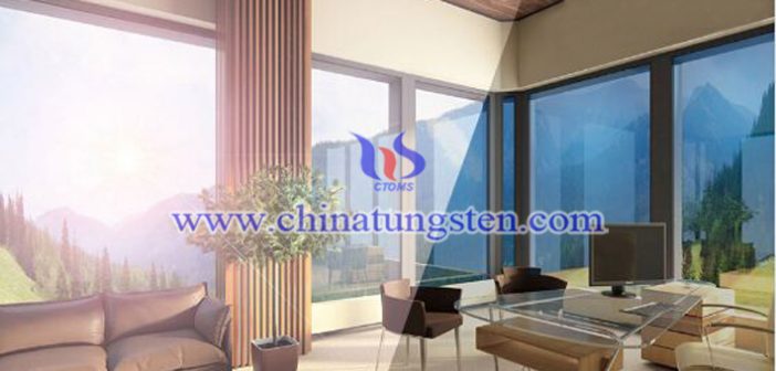 yellow tungsten oxide nanopowder applied for glass thermal insulation coating picture
