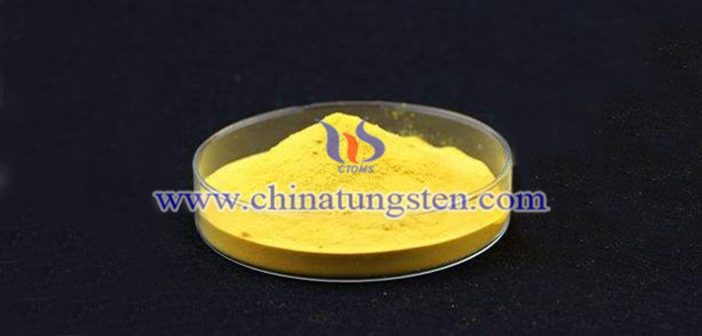 WO3 nanopowder applied for new energy efficient building glass image