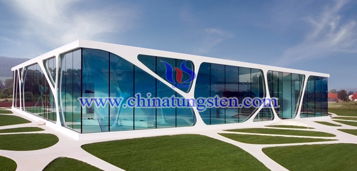 tungsten trioxide nanopowder applied for transparent heat insulation glass coating picture