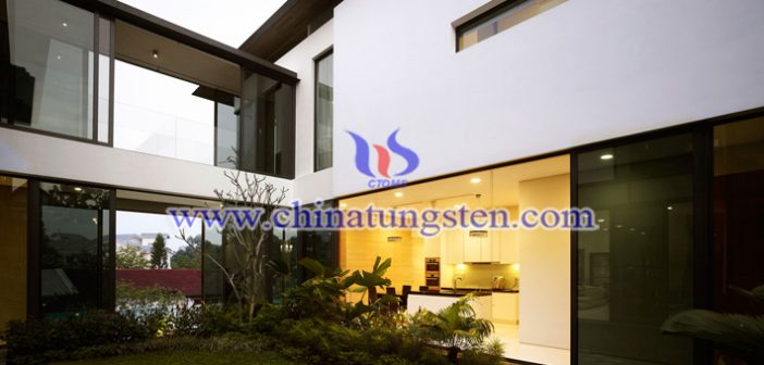 violet tungsten oxide nanoparticles applied for nano transparent thermal insulation coating picture