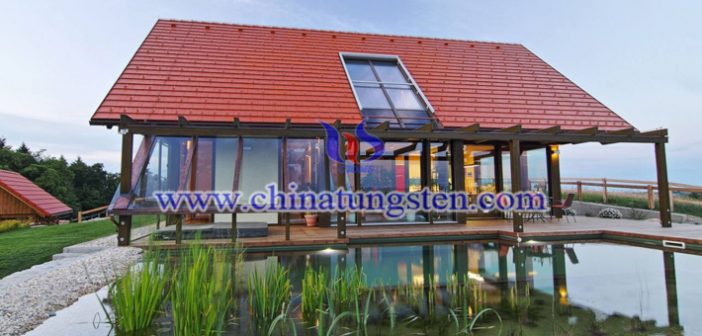 violet tungsten oxide nanopowder applied for building glass energy saving coating picture