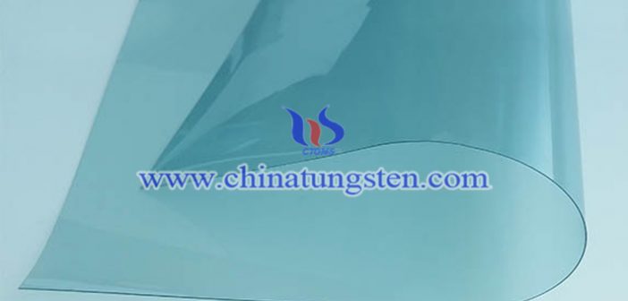 violet tungsten oxide nanopowder applied for heat-insulating energy-saving film picture