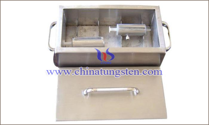 tungsten alloy syringe protective box image