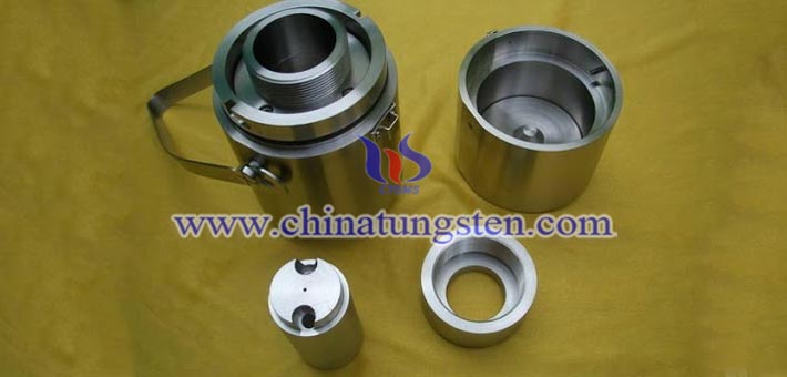 tungsten alloy radioactive source container picture