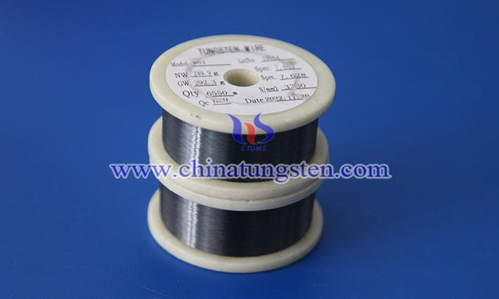 tungsten wire for knitting for cut-resistant cloth photo 