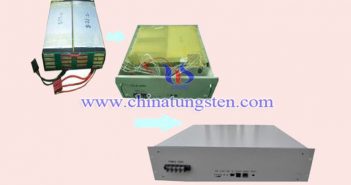 電動(dòng)工具鋰電負(fù)極材料用黃色氧化鎢 鋰電池圖片