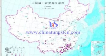 中國稀土資源分布圖片