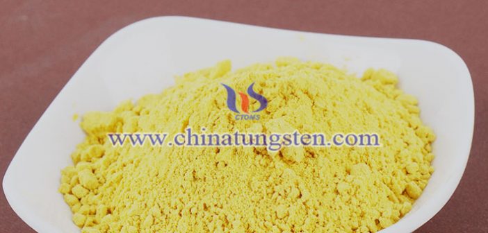 智能窗用黃色氧化鎢薄膜圖片