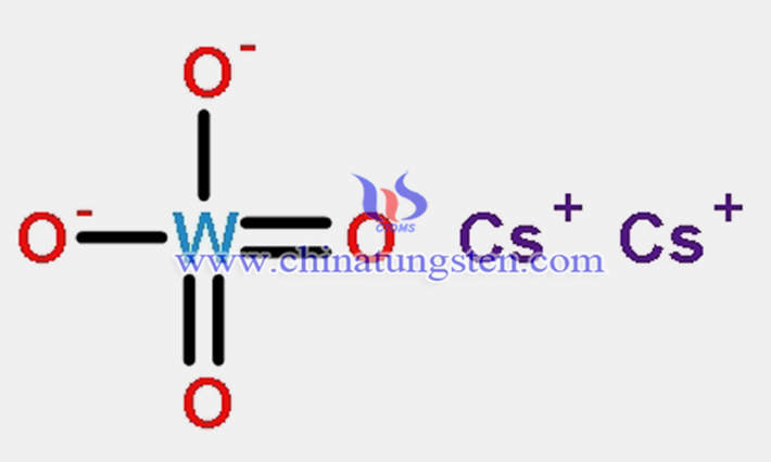 鎢酸銫結(jié)構(gòu)圖