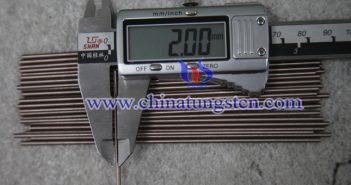 tungsten copper rod picture