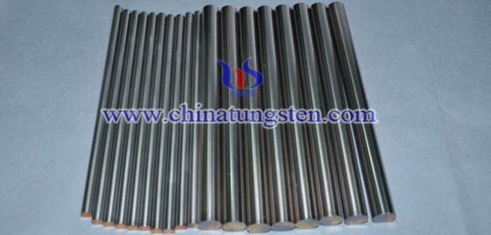 tungsten copper rod picture