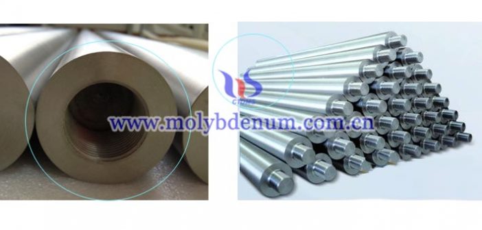 glass melting furnace used molybdenum electrode image