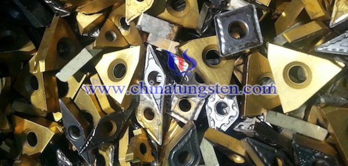 scrap tungsten carbide indexable inserts picture