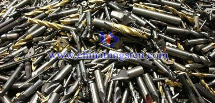 scrap tungsten carbide cutting tools picture