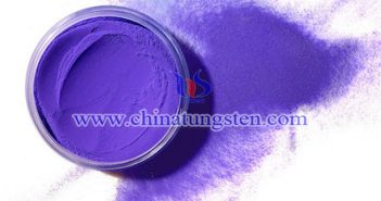 Ti doped violet tungsten oxide Chinatungsten picture