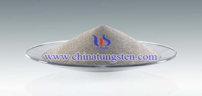 coarse spherical tungsten powder picture