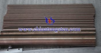 tungsten copper rod picture