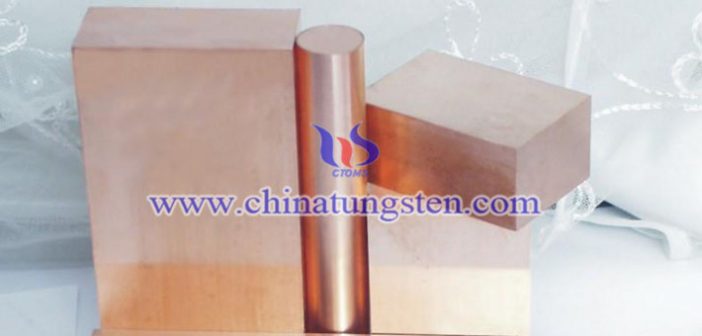 tungsten copper block picture