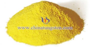 yellow tungstic acid picture