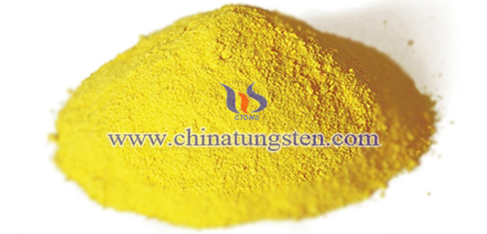 yellow tungstic acid picture