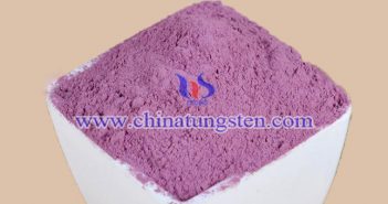 95% nano grain size violet tungsten oxide picture