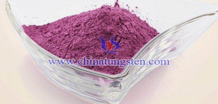 95% violet tungsten oxide nanopowder Chinatungsten picture