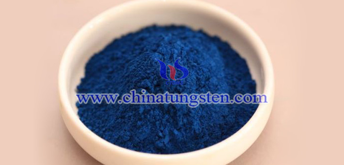 high density blue tungsten oxide picture