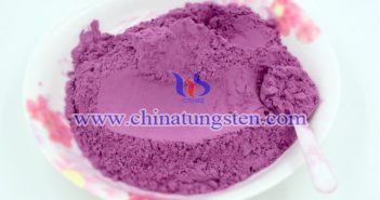 nano violet tungsten oxide picture