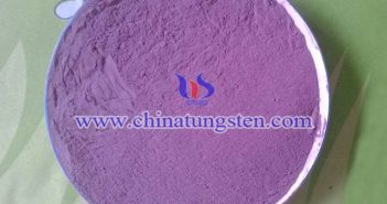 ultrafine grain size violet tungsten oxide picture