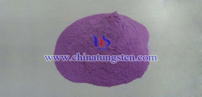 ultrafine violet tungsten oxide picture