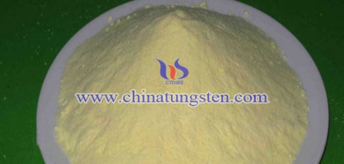 nano grain size tungstic acid picture