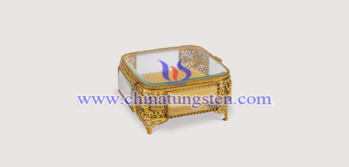 tungsten alloy fake gold jewelry box picture