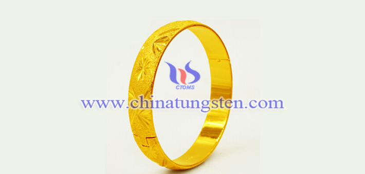 tungsten alloy gold plated ornament picture