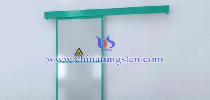 tungsten alloy radiation shielding door picture