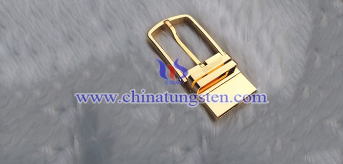 gold plated tungsten alloy buckle picture