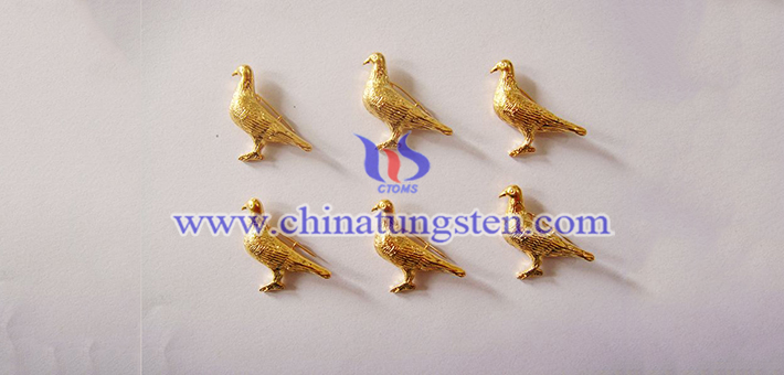 gold plated tungsten alloy pin picture