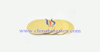 gold plated tungsten alloy plate picture