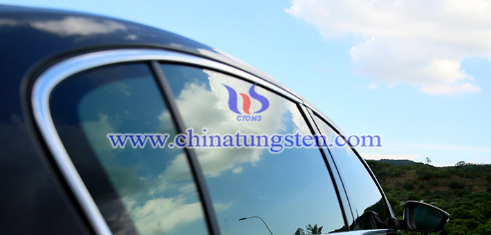 nano cesium tungsten oxide applied for heat insulating window glass pic