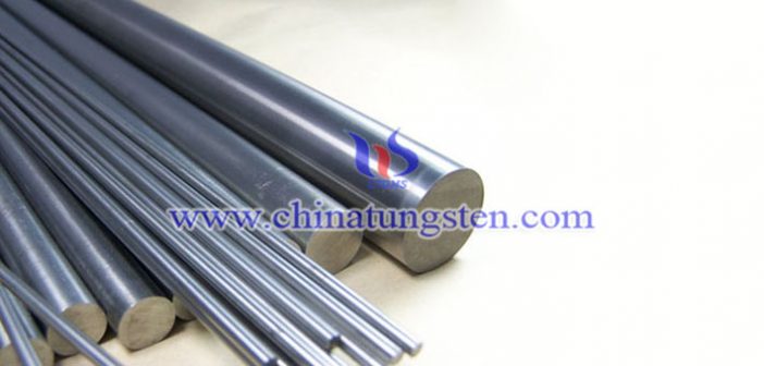 86WNiFeMo tungsten alloy rod picture