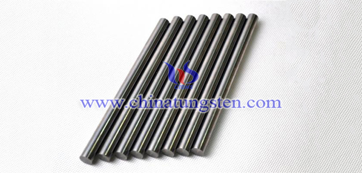 93W-4.9Ni-2.1Fe tungsten alloy rod picture