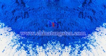 blue tungsten oxide nanopowder applied for nano-ceramic color master image