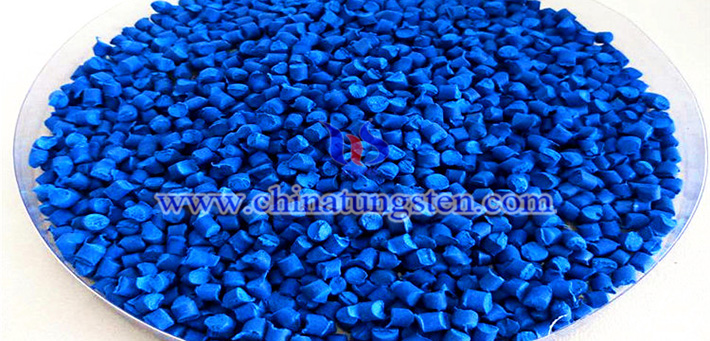 nano blue tungsten oxide applied for thermal insulation masterbatch picture