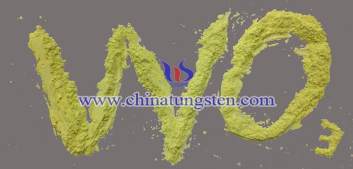 nano yellow tungsten oxide applied for heat insulating window glass image