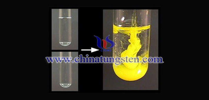 nano yellow tungsten oxide applied for nano-ceramic dispersion solution picture