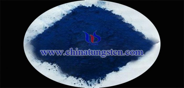 transparent thermal insulation nanopowder blue tungsten oxide powder image